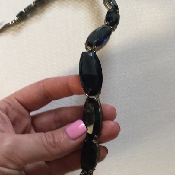 Ellen Tracy Vintage Crystal Stone Necklace - Picture 3 of 8